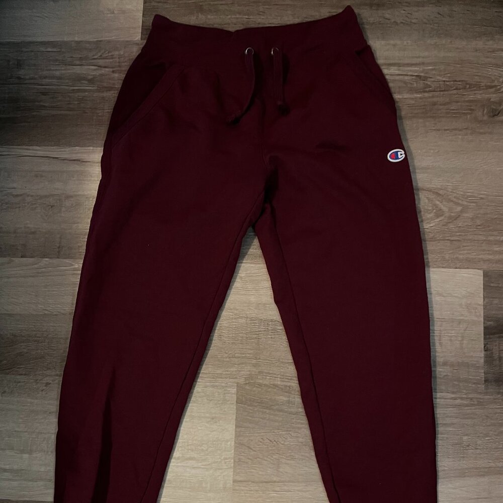 Champion Burgundy Purple Sweatpants